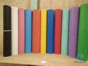 NHỰA LỒNG ĐÈN , MẶT NHÁM MẶT LÁNG PP DẠNG CUỘN, 11 MÀU, MẶT LÁNG , MẶT NHÁM