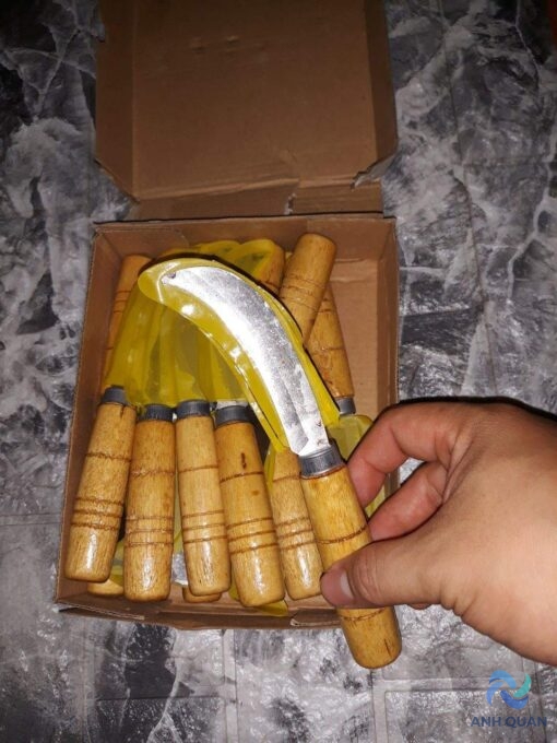 Dao cong lưỡi liềm cán gỗ - chất lượng cao giá rẻ