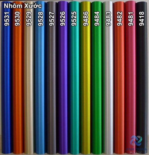Decal nhôm xước, candy bóng , mờ , crom