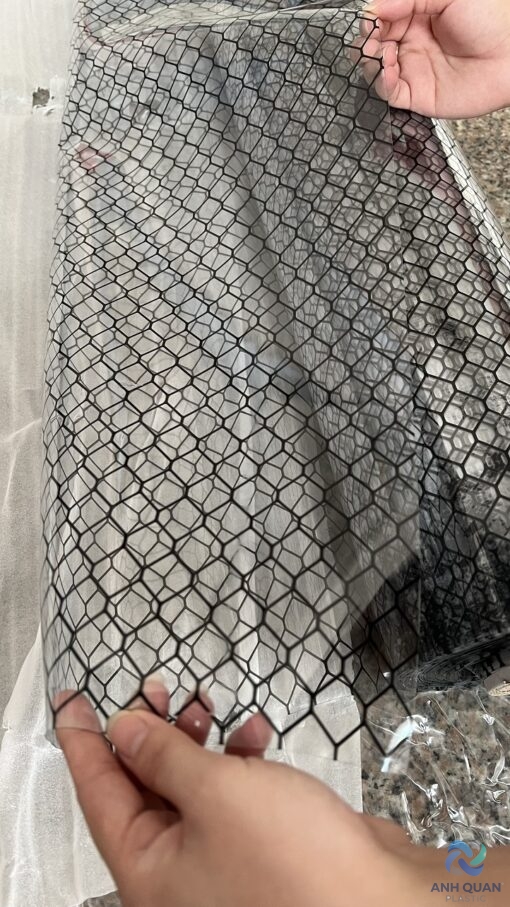 Màng nhựa pvc dẻo mắt cáo chống tĩnh điện