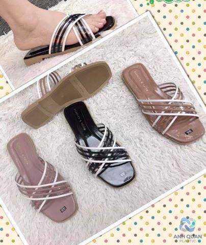 PVC TRONG DÁN SỌC LÀM QUAI DÉP