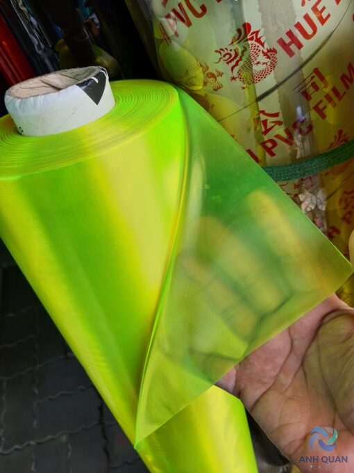 MÀNG NHỰA PVC PHẢN QUANG XANH