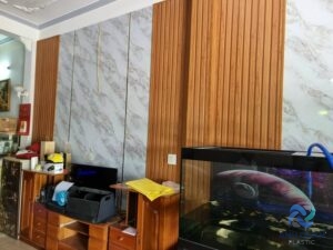 TRANG TRÍ NỘI THẤT : TẤM ỐP THAN TRE , LAM SÓNG , TẤM NHỰA GIẢ ĐÁ , SÀN NHỰA GIẢ GỖ , XỐP PVC DÁN TƯỜNG
