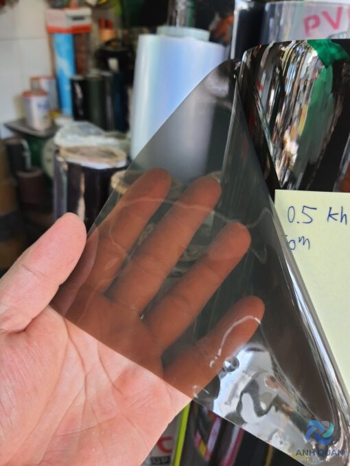 MÀNG NHỰA DẺO PVC MÀU XÁM KHÓI